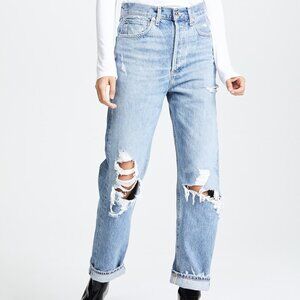 AGOLDE 90s Mid Rise Straight Fit Jeans - Fall O